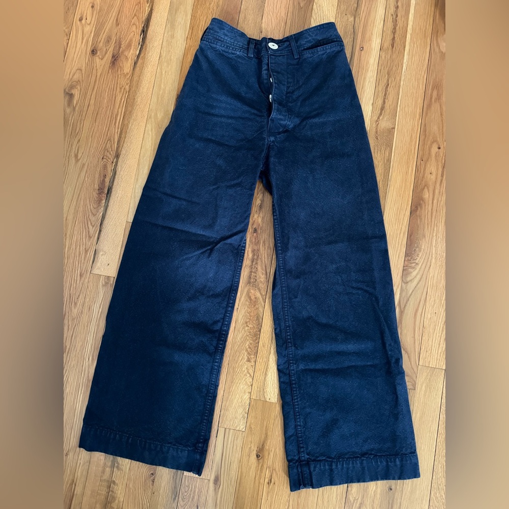 Jesse Kamm navy blue sailor pants size 2